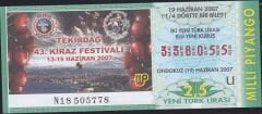 2007 19 Haziran Çeyrek Bilet - U Serisi