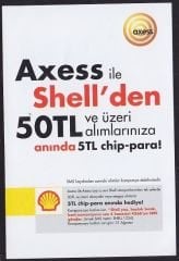 Axess İndirim Kuponu ( Shell )