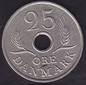 Danimarka 25 Öre 1968