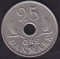 Danimarka 25 Öre 1968