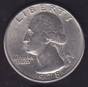 Amerika Çeyrek Dolar 1978 D