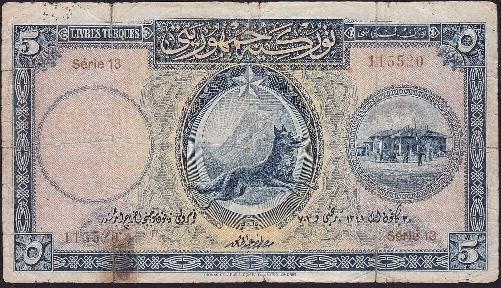 1.Emisyon 5 Lira Seri 13 115520 Haliyle