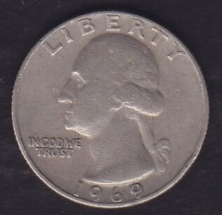 Amerika Çeyrek Dolar 1969