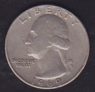 Amerika Çeyrek Dolar 1969