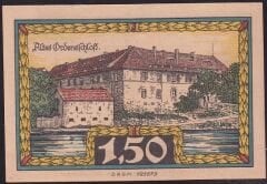 Almanya 1.50 Mark Notgeld 1920 Çil