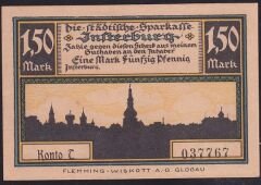 Almanya 1.50 Mark Notgeld 1920 Çil