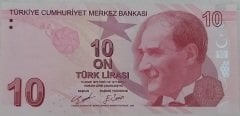 9.Emisyon 4.Tertip 10 Lira D001 679545 Çil