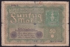 ALMANYA 50 MARK 1919 HALİYLE