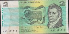 Avustralya 2 Dolar 1974-1985 Çok Temiz Pick 43d