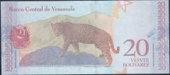 Venezuela 20 Bolivares 2018 Çil Pick104