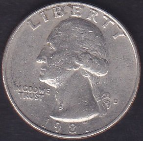 AMERİKA ÇEYREK DOLAR 1987 D