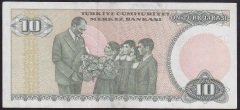 7.EMİSYON 2.TERTİP 10 LİRA D31 000777 ÇOK TEMİZ +