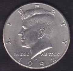 Amerika Yarım Dolar 1992 P