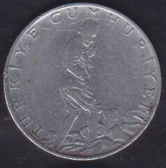 1960 Yılı 2.5 Lira Ters