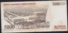 7.Emisyon 5 000 000 Lira G71 511156 Çok Temiz