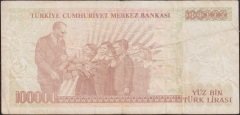 7.Emisyon 3.Tertip 100000 Lira J30 877951 Çok Temiz