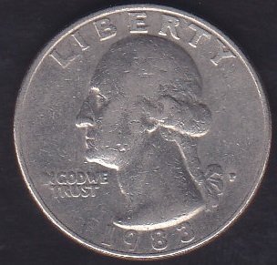AMERİKA ÇEYREK DOLAR 1983 P