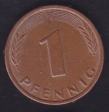 Almanya 1 Pfennig 1978 F