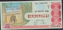 1986 29 Mayıs Yarım Bilet - Y Serisi