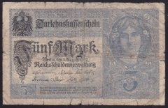 ALMANYA 5 MARK 1917 HALİYLE