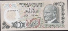 6.Emisyon 2.Tertip 100 Lira I12 840193 Çok Temiz