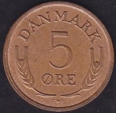 Danimarka 5 Öre 1969