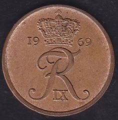 Danimarka 5 Öre 1969