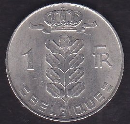 BELÇİKA 1 FRANK 1976