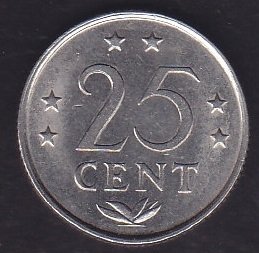 Hollanda Antilleri 25 Cent 1981