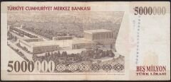 7.Emisyon 5 000 000 Lira G73 637923 Çok Temiz