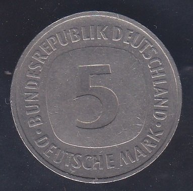 ALMANYA 5 MARK 1991 D SERİSİ ÇOK ÇOK TEMİZ