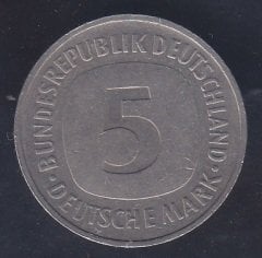 ALMANYA 5 MARK 1991 D SERİSİ ÇOK ÇOK TEMİZ