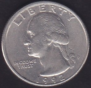 AMERİKA ÇEYREK DOLAR 1992 P