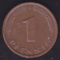 Almanya 1 Pfennig 1983 G