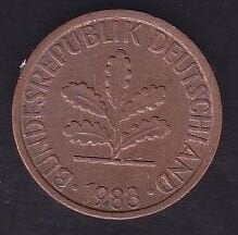 Almanya 1 Pfennig 1983 G