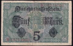 Almanya 5 Mark 1917 Çok Temiz