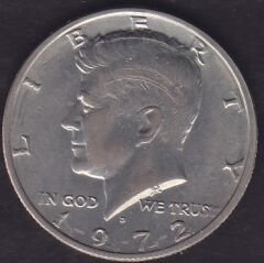 Amerika Yarım Dolar 1972 D