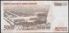 7.Emisyon 5 000 000 Lira J26 955112 Çok Temiz+