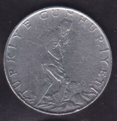 1962 Yılı 2.5 Lira Ters