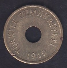 1949 YILI 1 KURUŞ ÇİLALTI
