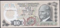 6.Emisyon 2.Tertip 100 Lira I05 357033 Çilaltı