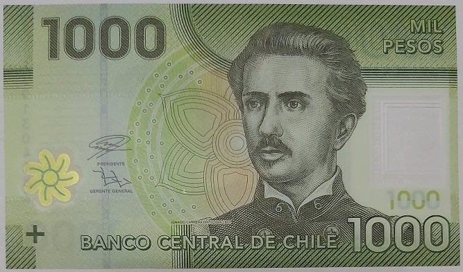 Şili 1000 Pesos 2019 Çil Polymer Pick 161j