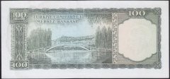 5.EMİSYON 6.TERTİP 100 LİRA D67 073407 ÇOK TEMİZ ( YIKAMA VAR)