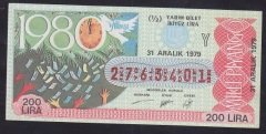 1979 31 ARALIK YARIM BİLET - Y SERİSİ