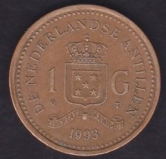 Hollanda Antilleri 1 Gulden 1993