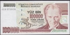 7.Emisyon 3.Tertip 100000 Lira J19 373928 Çilaltı