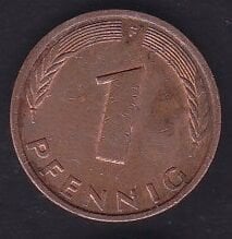 Almanya 1 Pfennig 1983 F