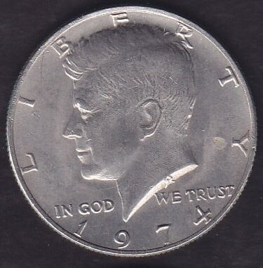 Amerika Yarım Dolar 1974