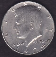 Amerika Yarım Dolar 1974