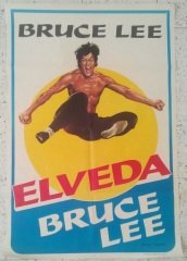 BRUCE LEE - ELVEDA - FİLM AFİŞİ eski para mezat